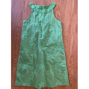 Gymboree Girls' Palm Beach Paradise Embroidered Flamingo Shift Dress, Size 12